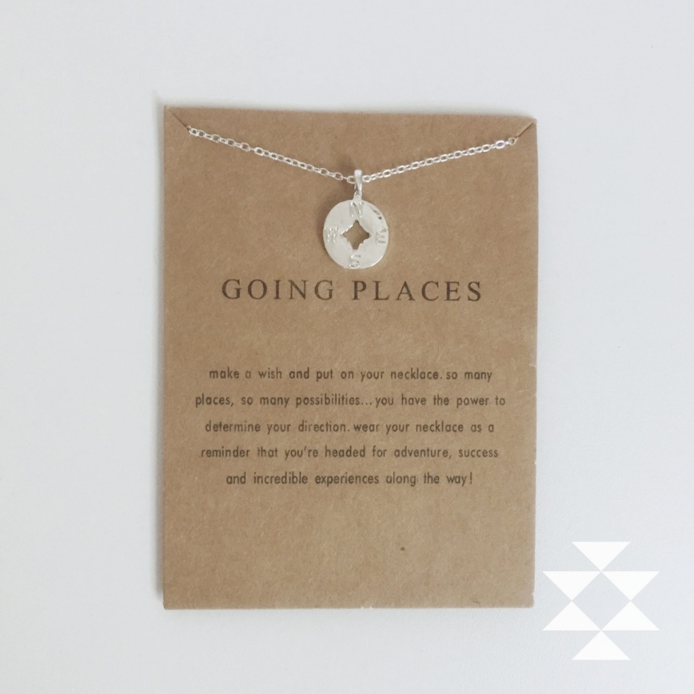 Going Places Delicate Silver Layer Gift Necklace